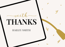 With Thanks