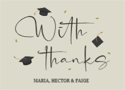 Flying Grad Caps