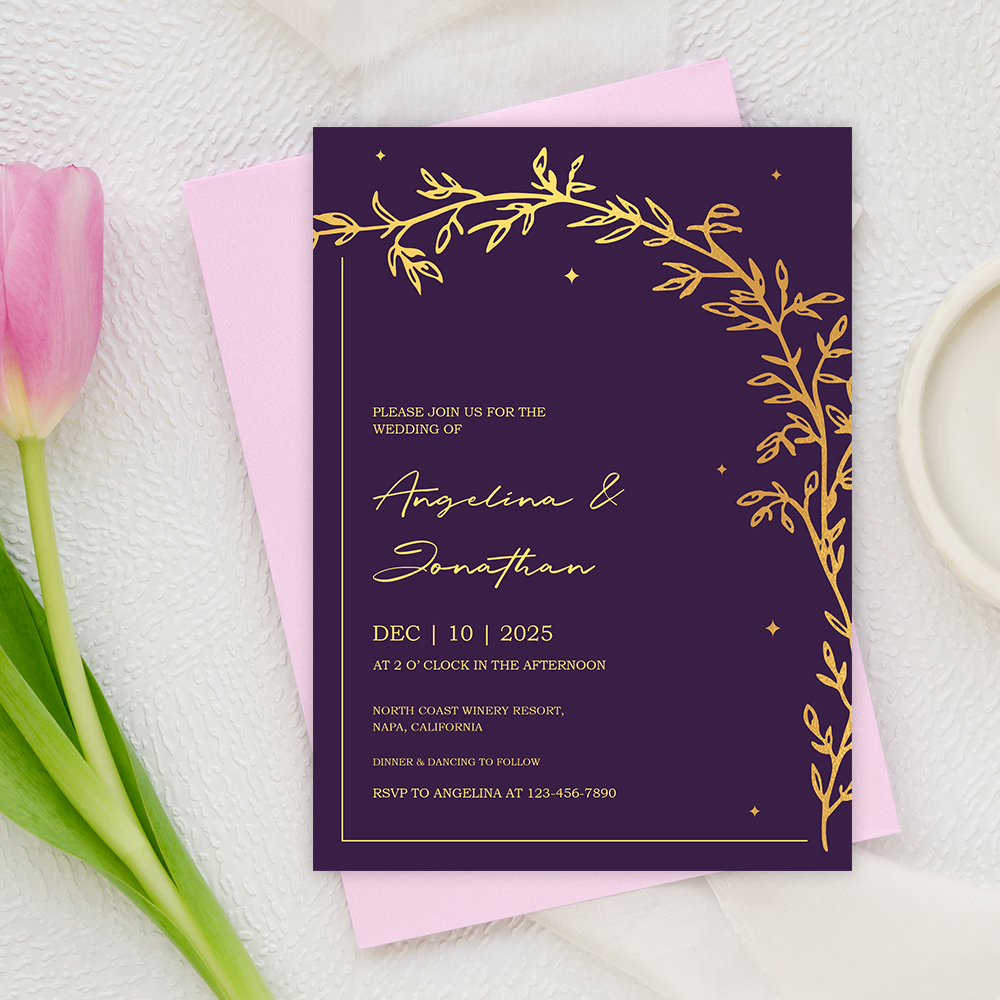 Weddings Foil Cards