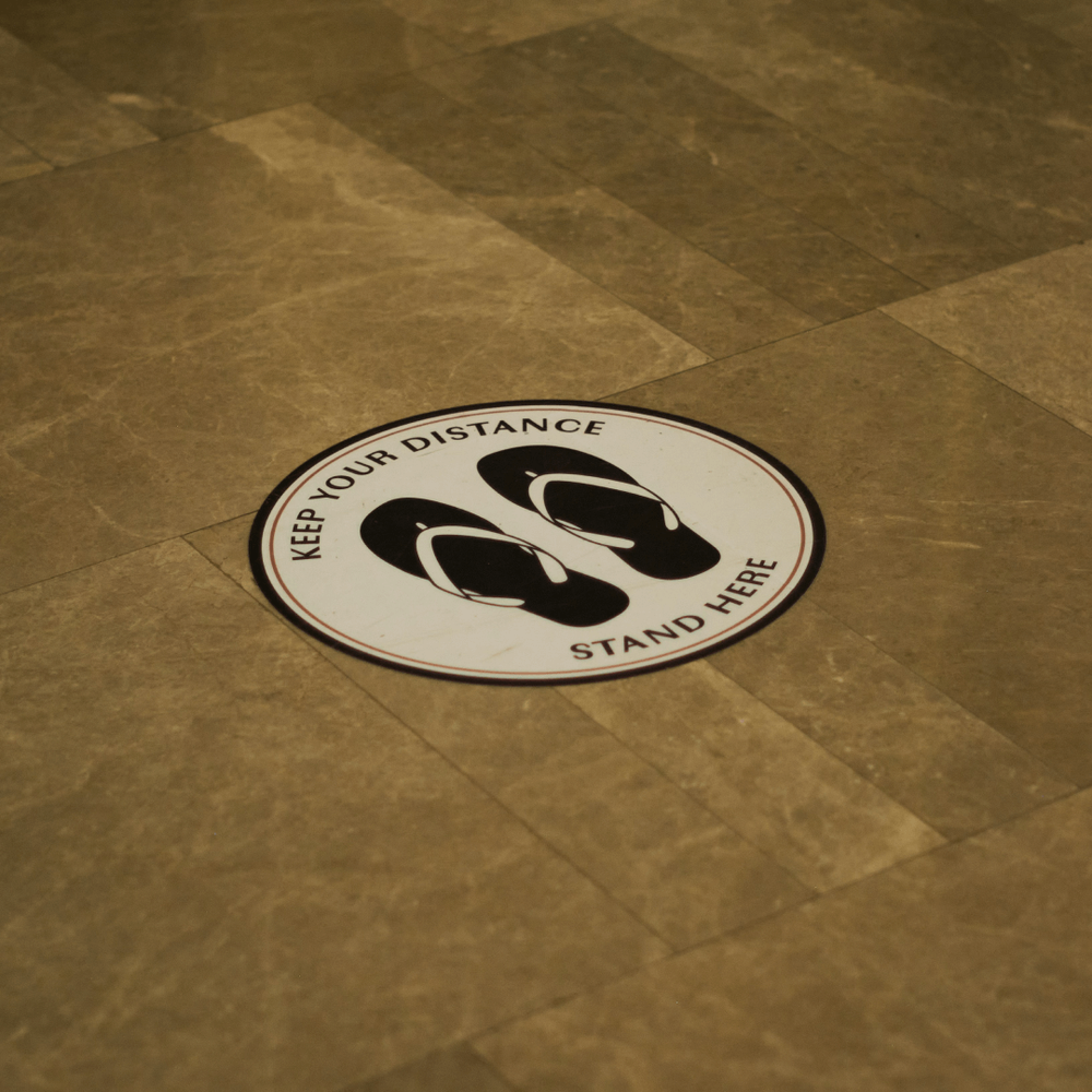 Die-Cut Floor Decals