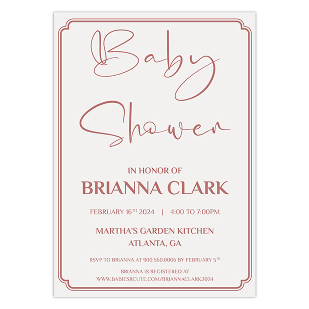 Classic Retro BabyShower_Cards