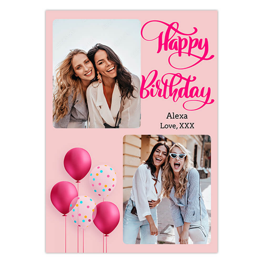 Beautiful Balloons Card Design Online USA iran-acls