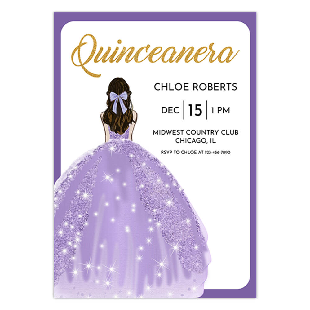 Pastel Purple Quinceanera