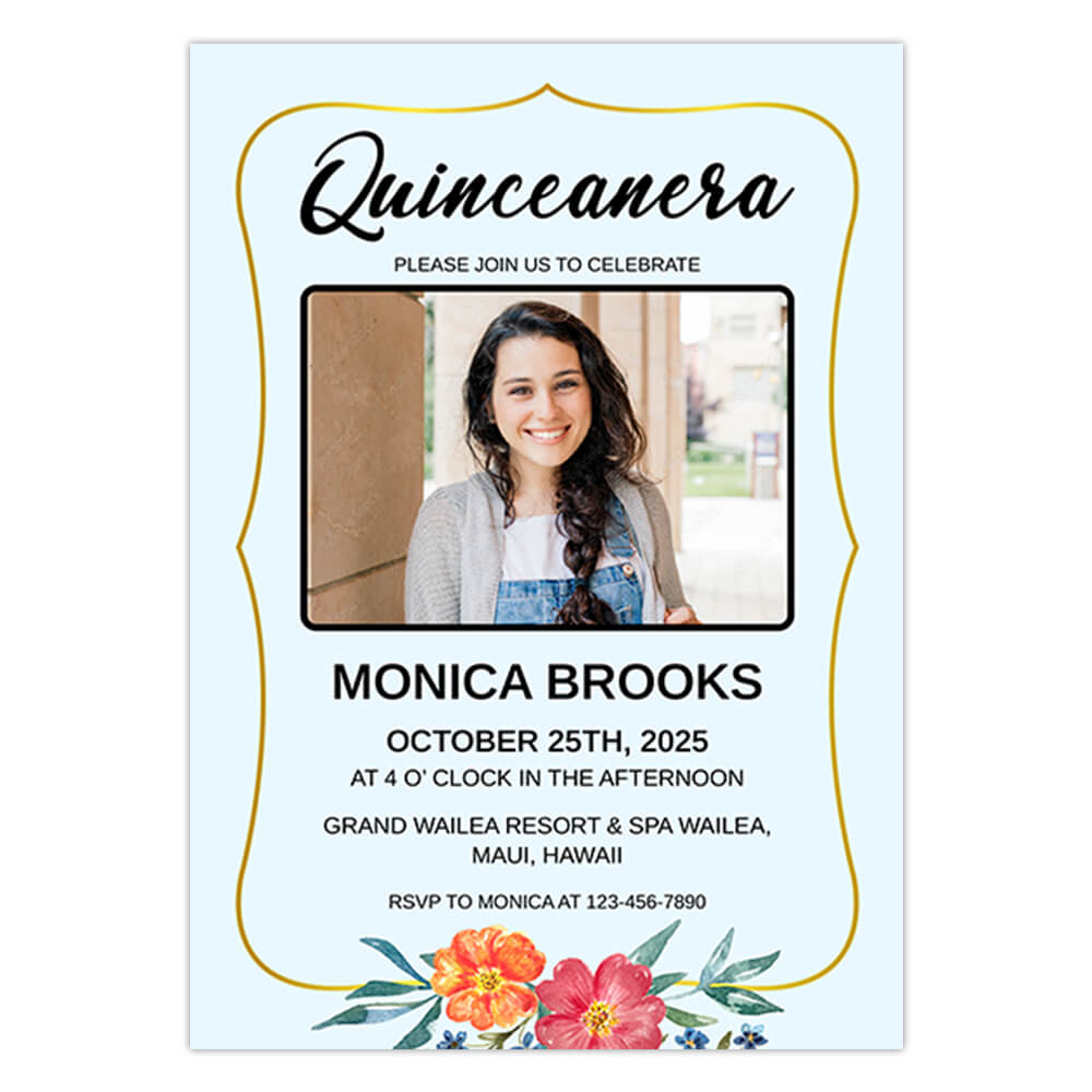 Fabulous Floral Frame