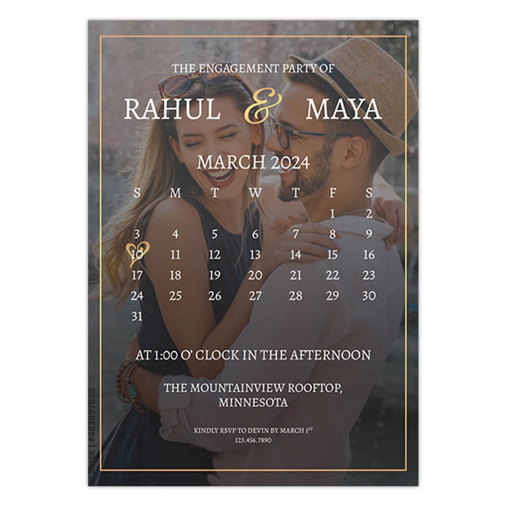 Calendar View With Photo