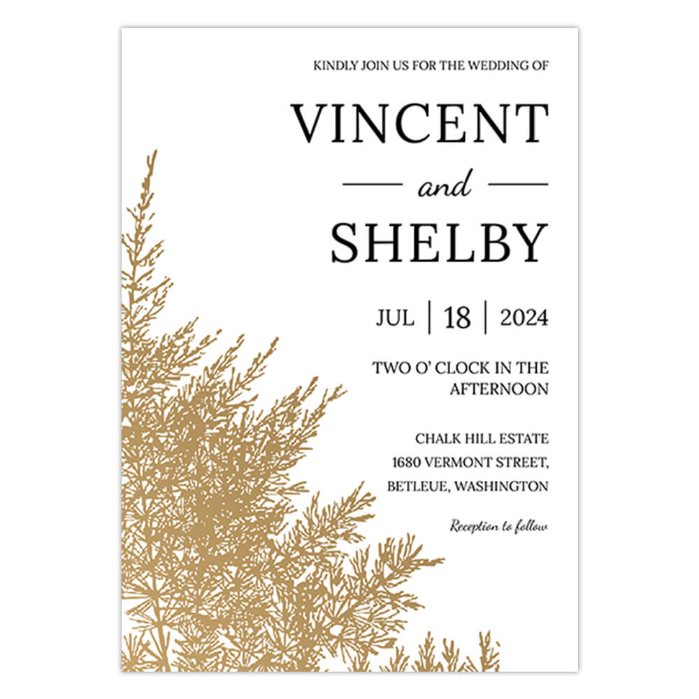 Shimmery Pine Tree Art