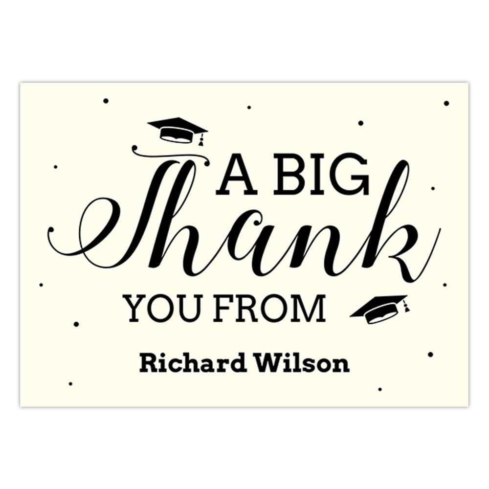 Elegant Graduation Thank You