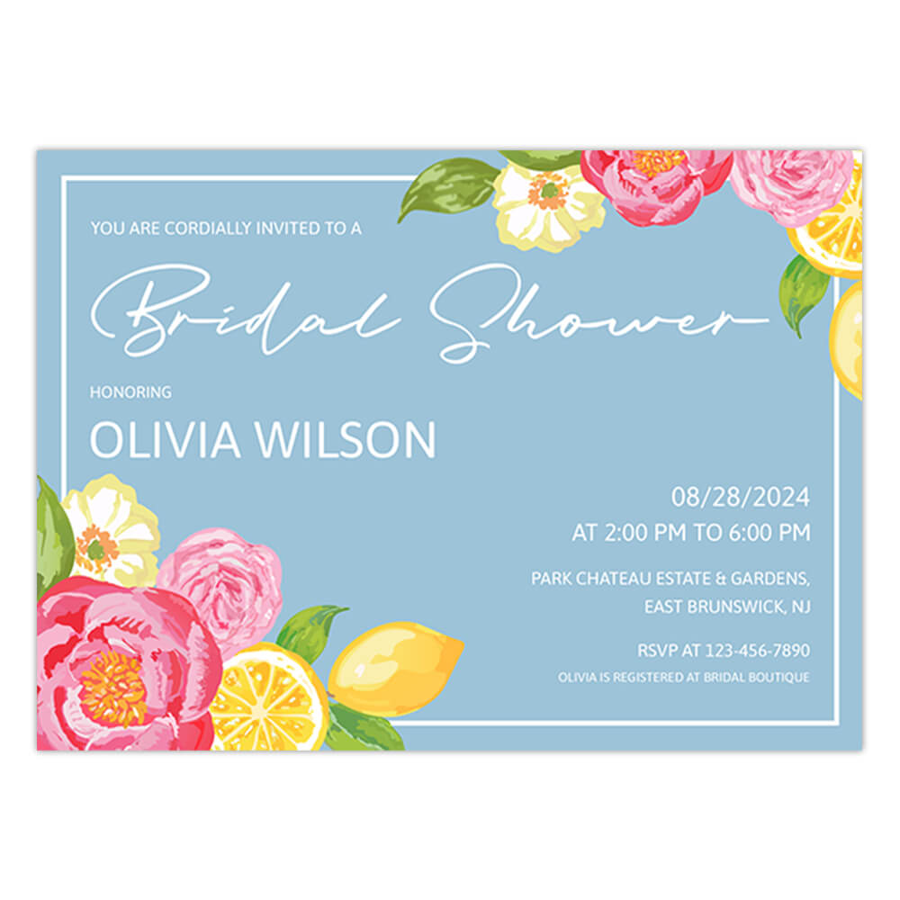 Tropical Flowers & Lemonade Tropical Flowers & Lemonade