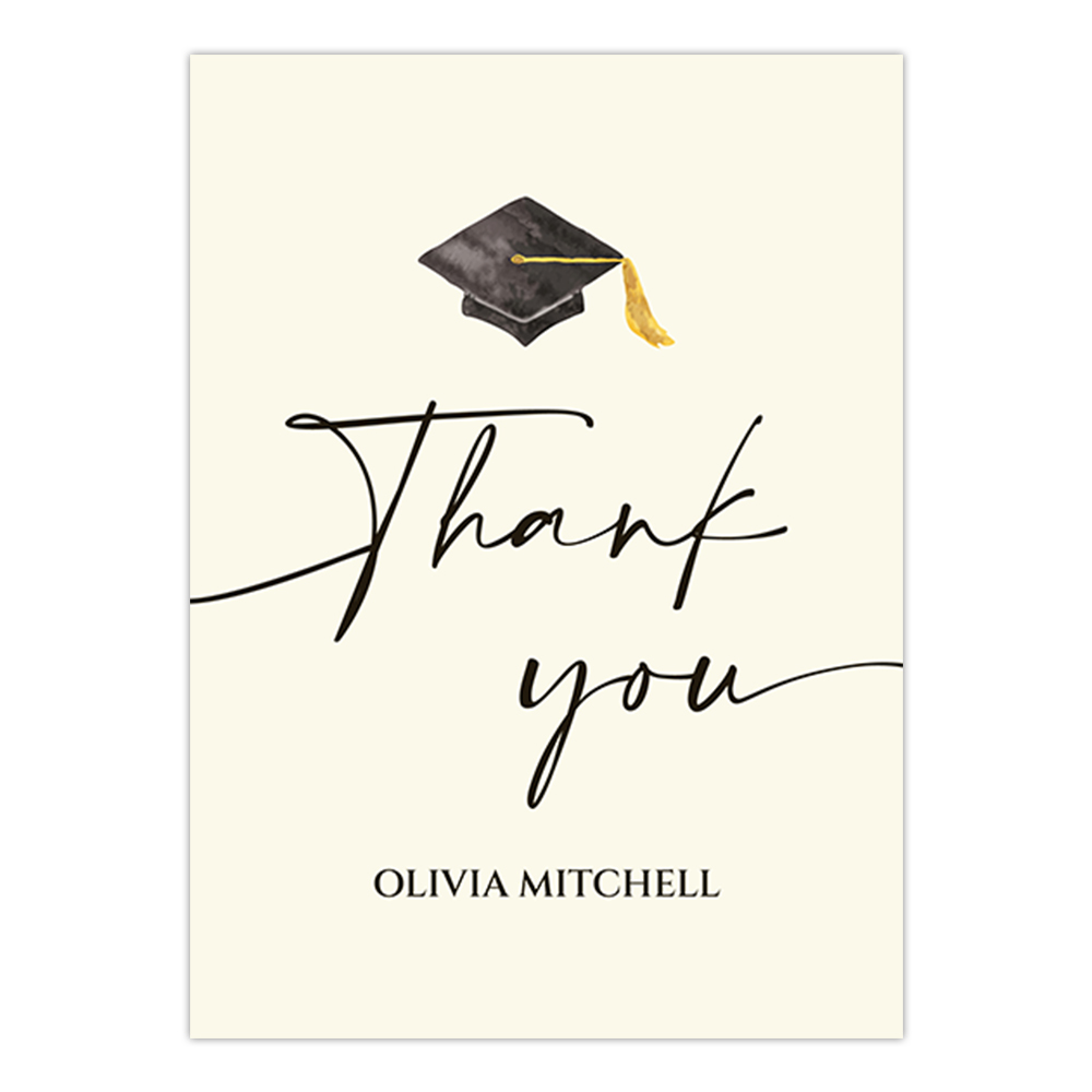 Watercolor Graduation Cap Watercolor Graduation Cap