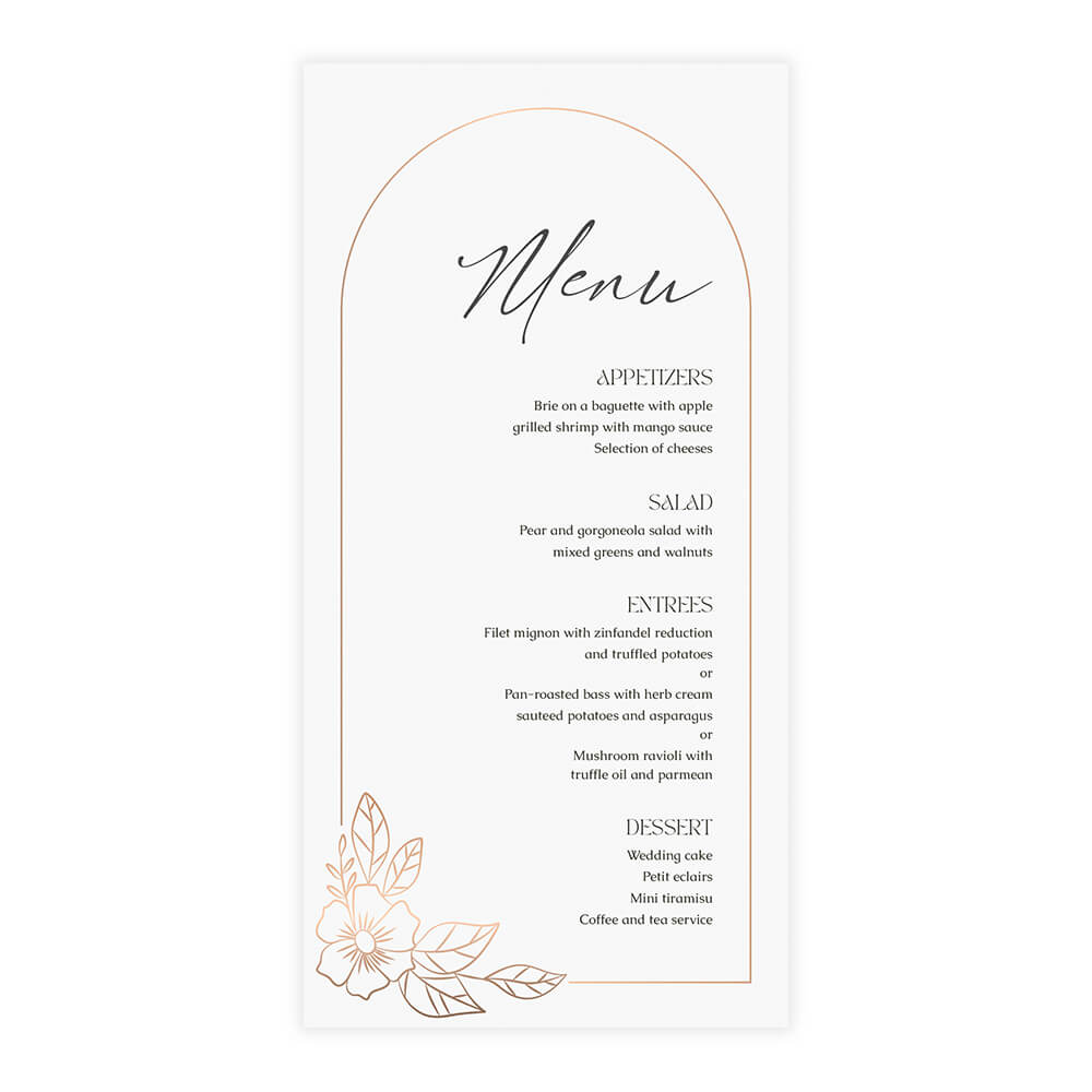 Golden Arch Menu Golden Arch Menu