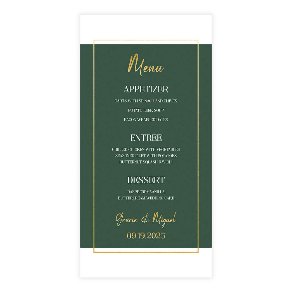 Garden Gathering Menu