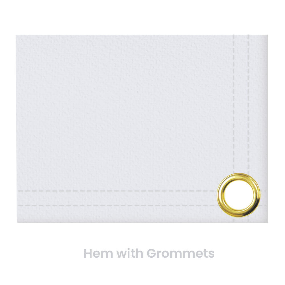 Hem with Grommets 
