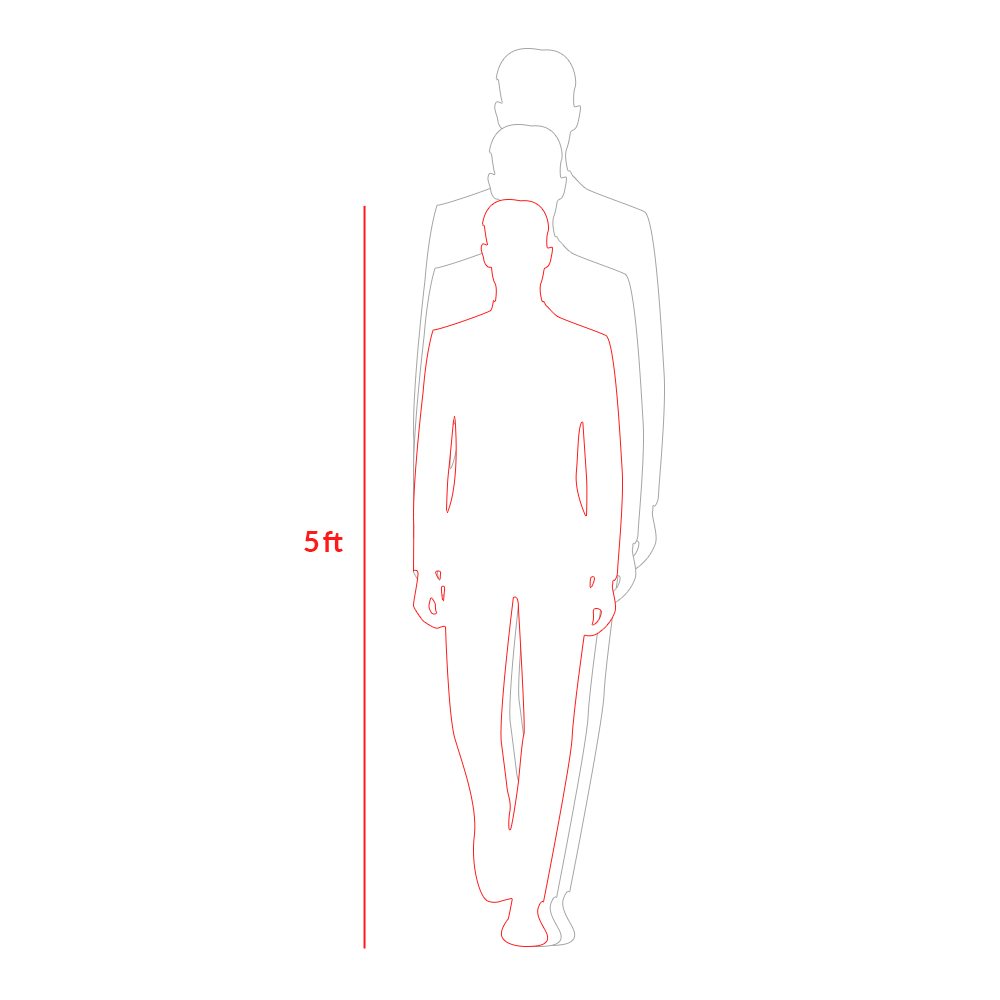 5 ft