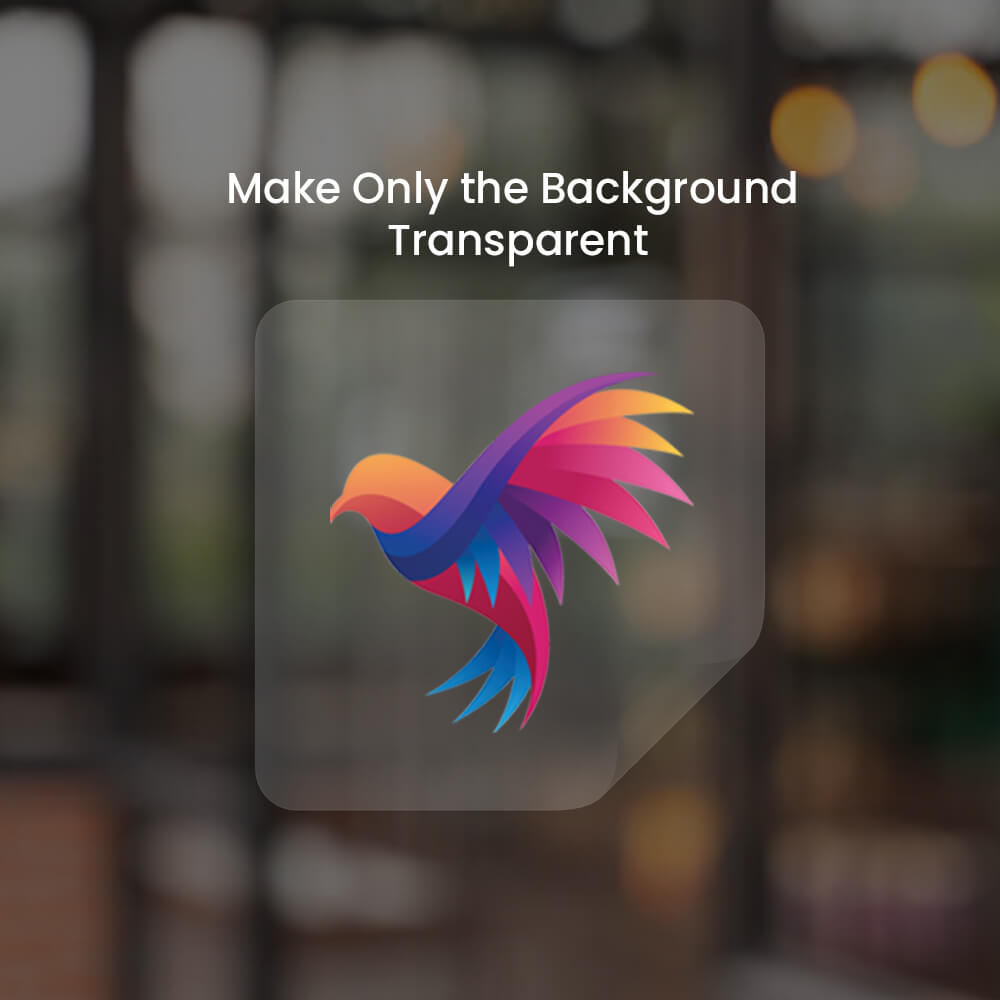 Make Only the Background Transparent