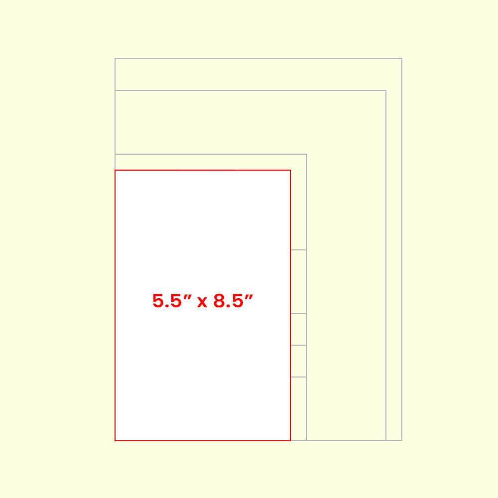 5.5 x 8.5