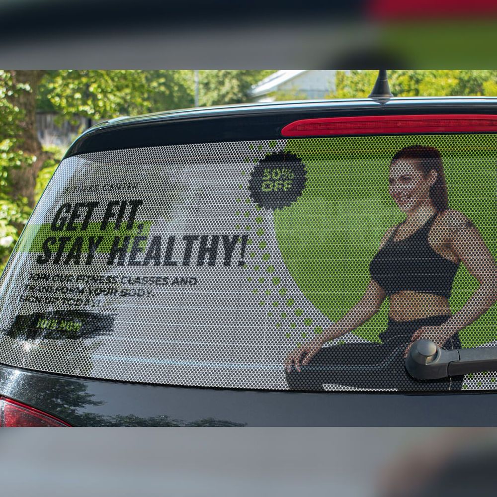 01 - Perforated Vehicle Decals