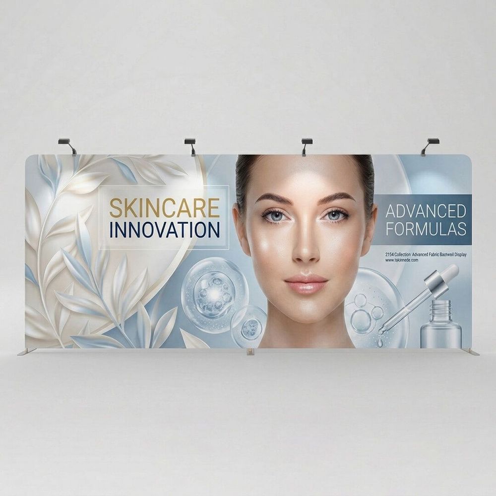 01 - Tension Fabric Trade Show Backwall Display
