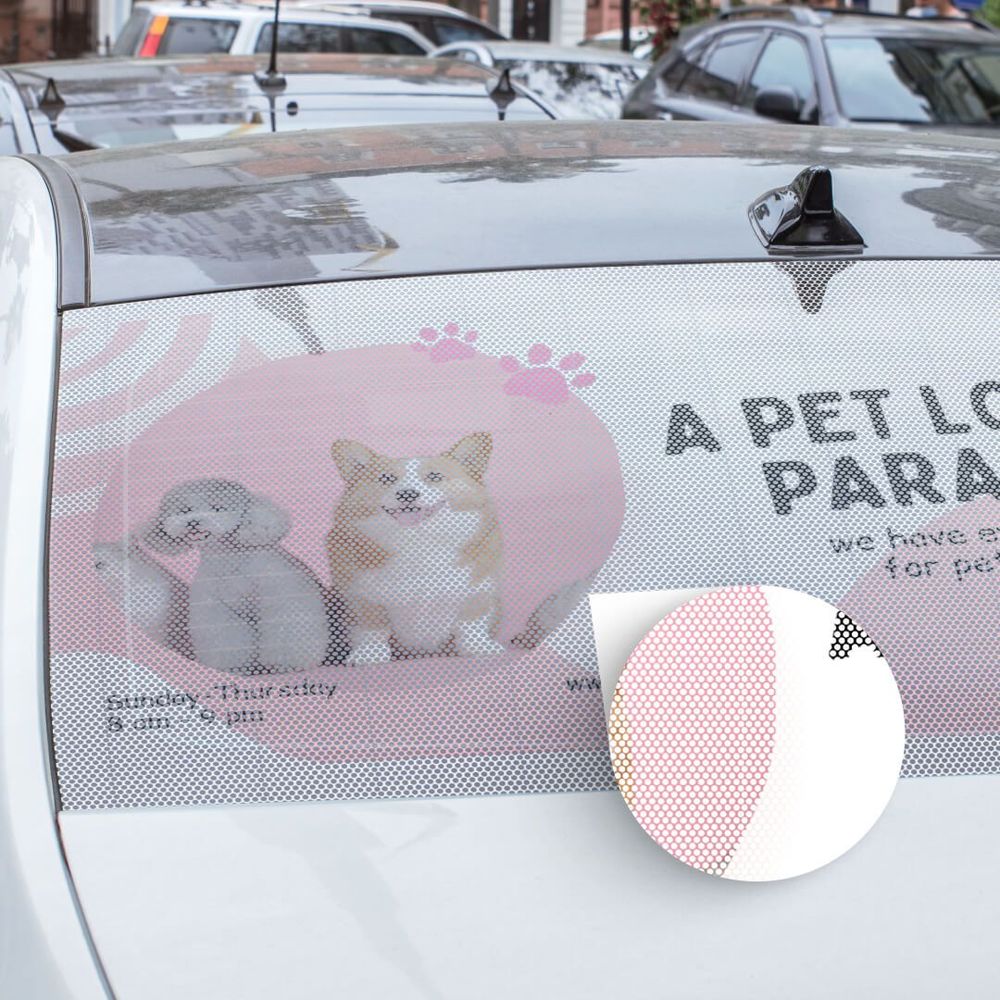 02 - Perforated Vehicle Decals