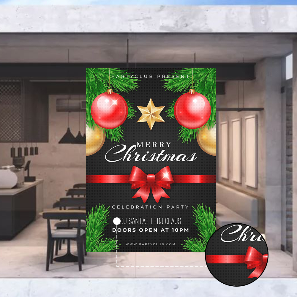 Perforated Window Signs or One Way Vision Signs-4