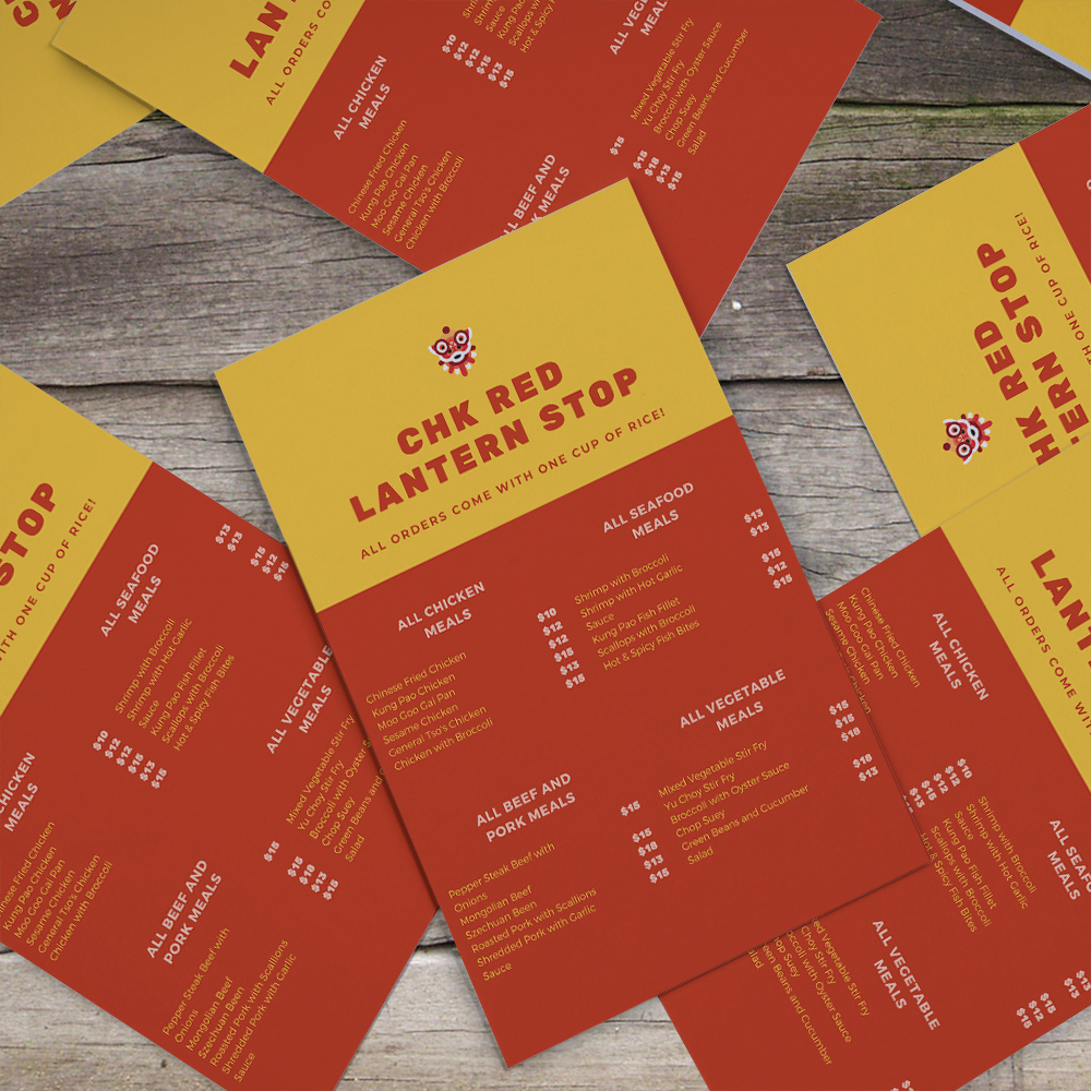 Take Out Menus