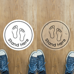 2 - Die-Cut Floor Decals