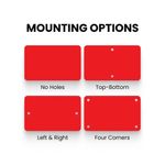 3 - Clear Acrylic Signs