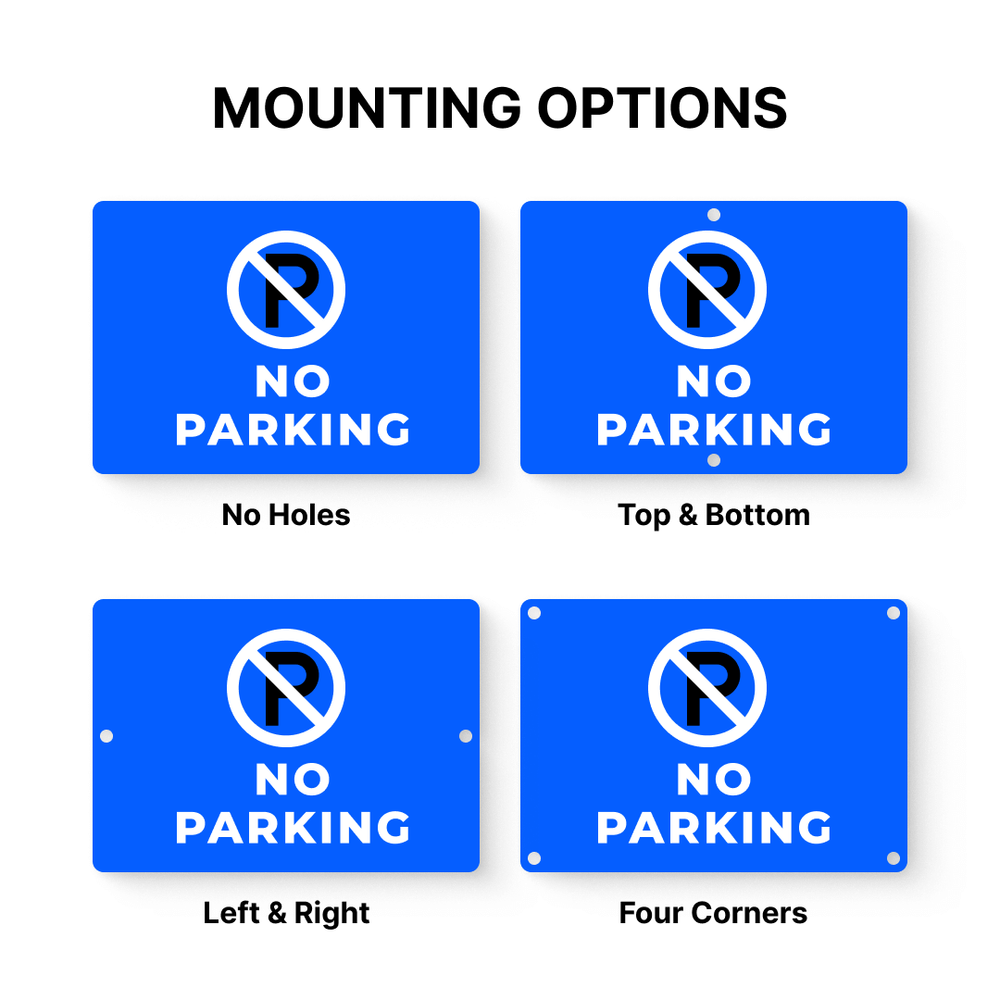 3 - Custom Parking Signs