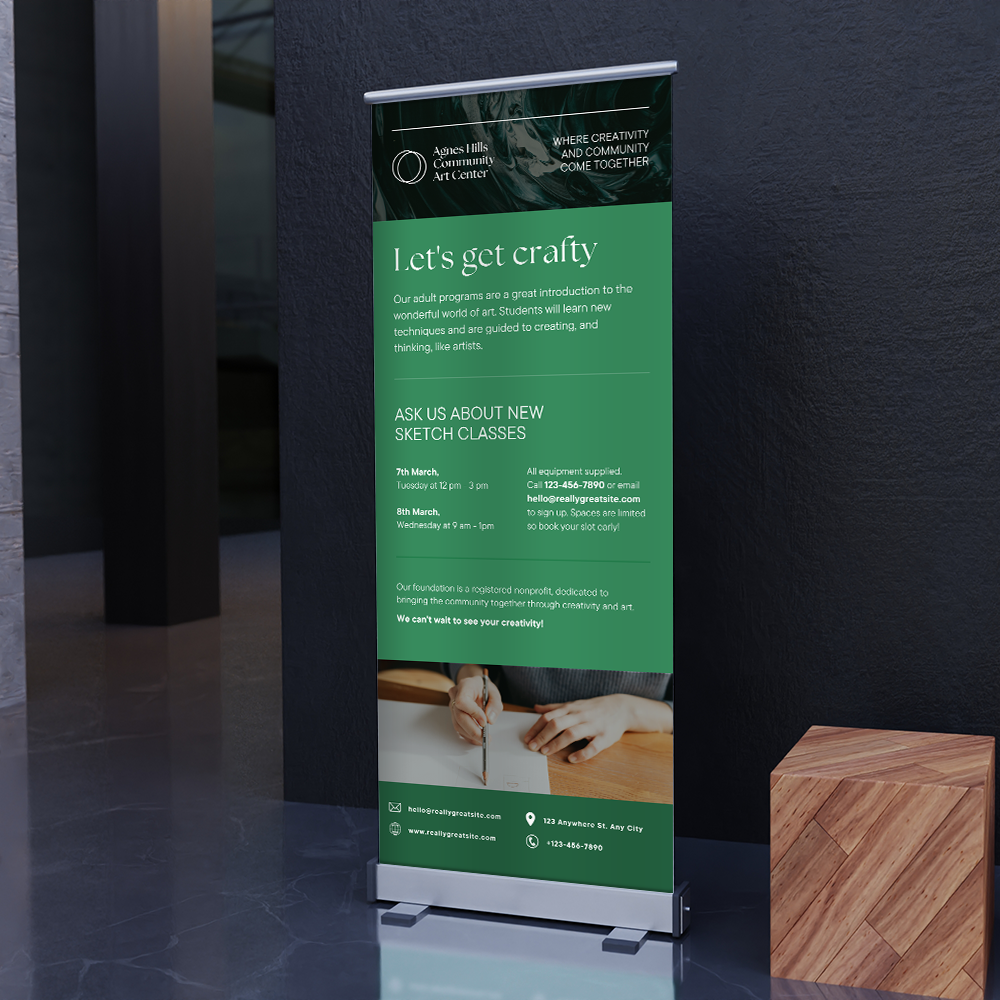 retractable banner