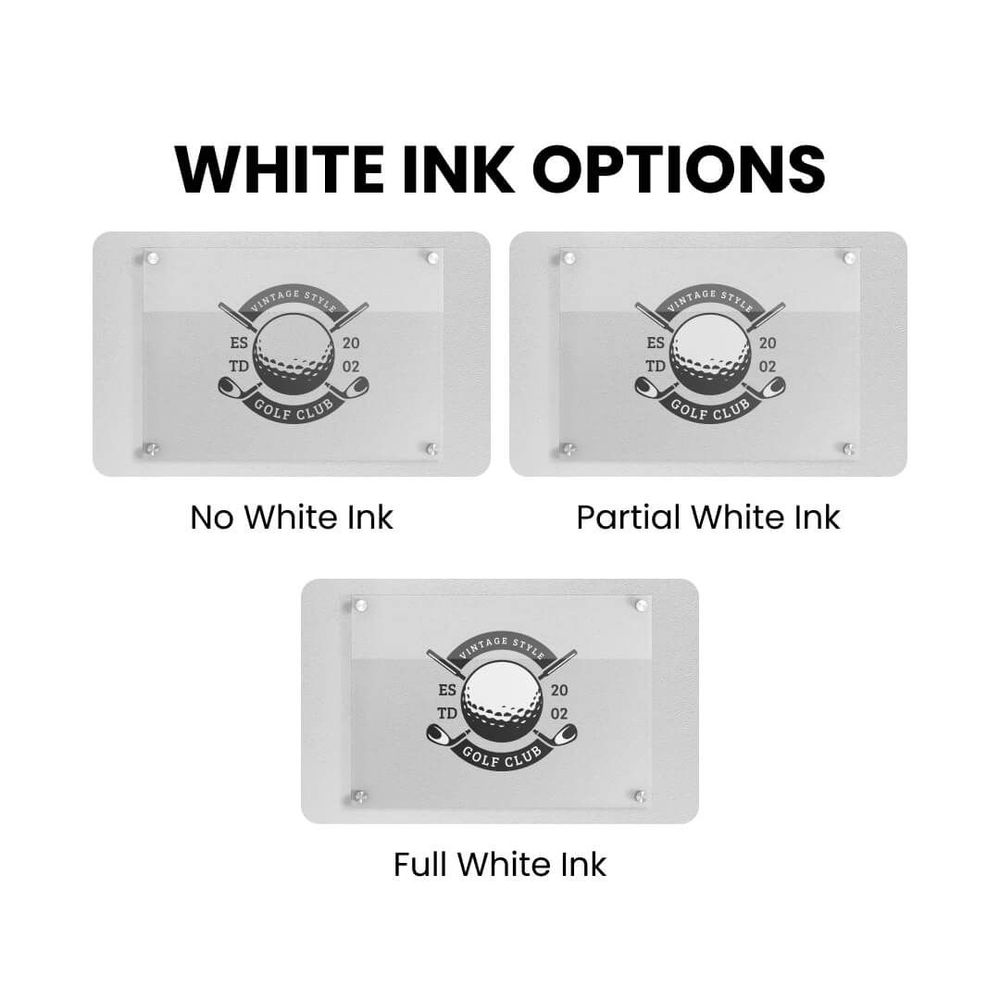 4 - Clear Acrylic Signs