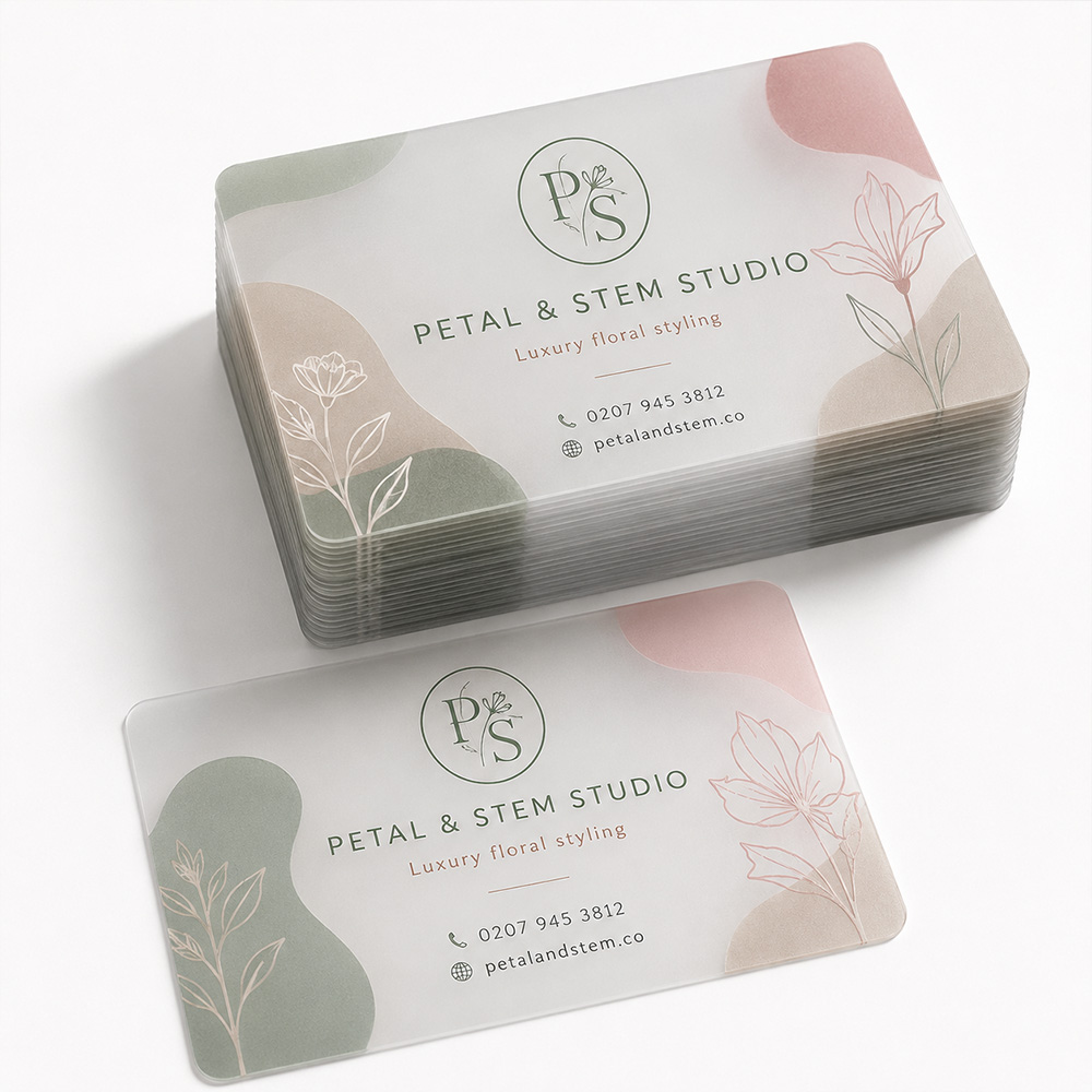 Frosted Business Cards (3)