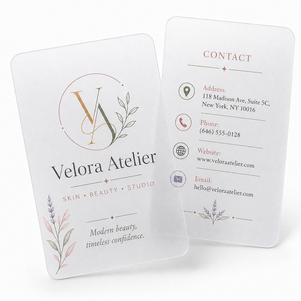 Frosted Business Cards (4)