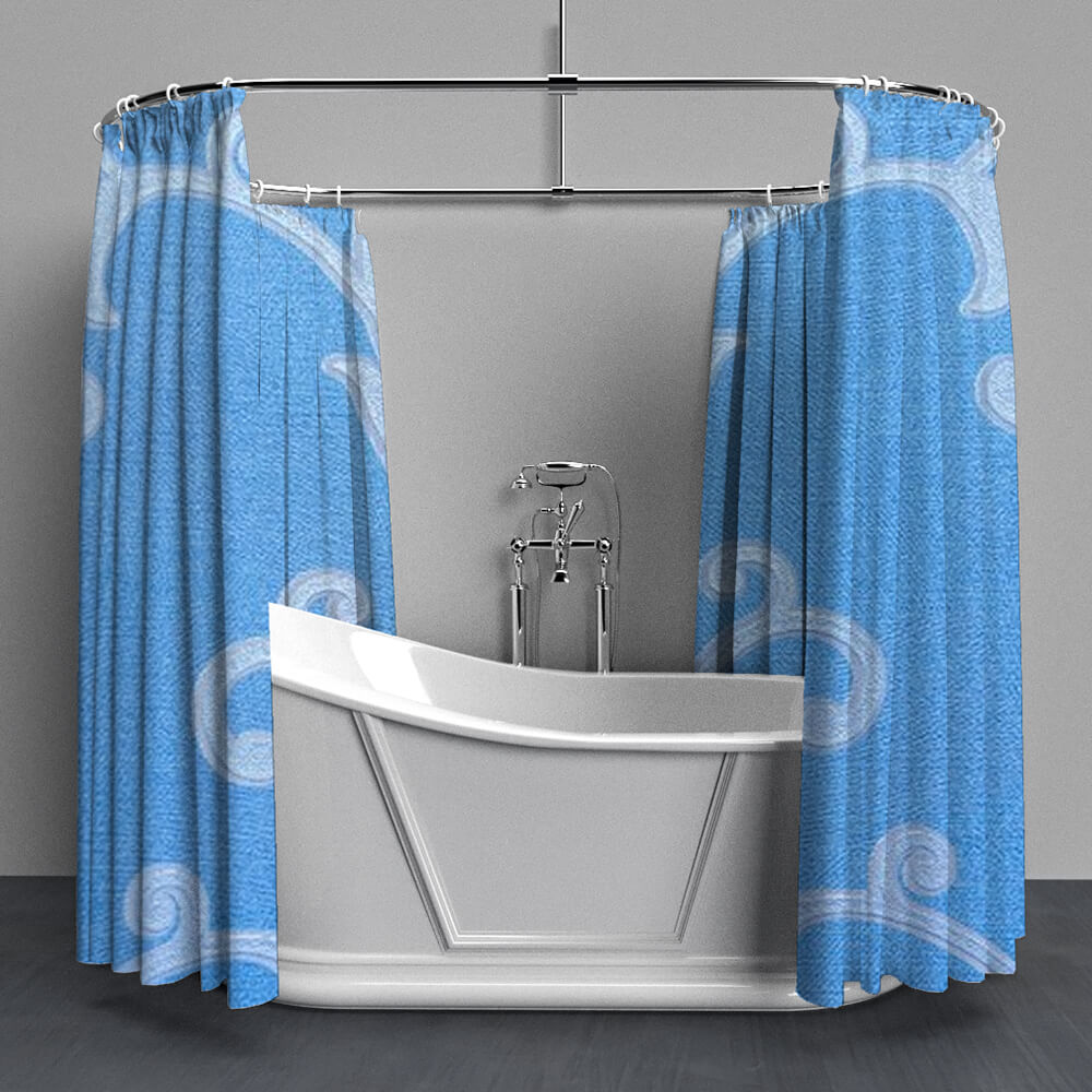 Waterproof Shower Curtains | Custom Printed, Fast Shipping